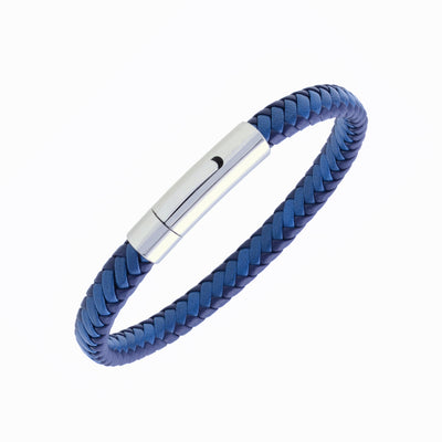 ScHEiNEN Best Blue Color Full-Grain Leather bracelet