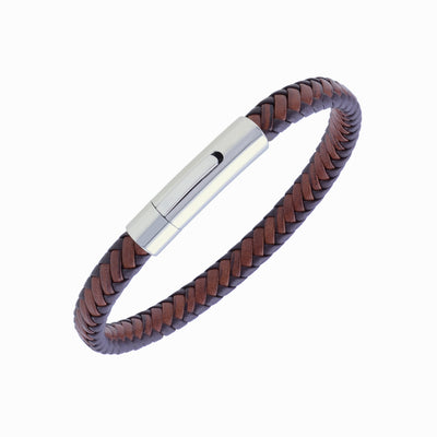 ScHEiNEN Best Brown Color Full-Grain Leather bracelet